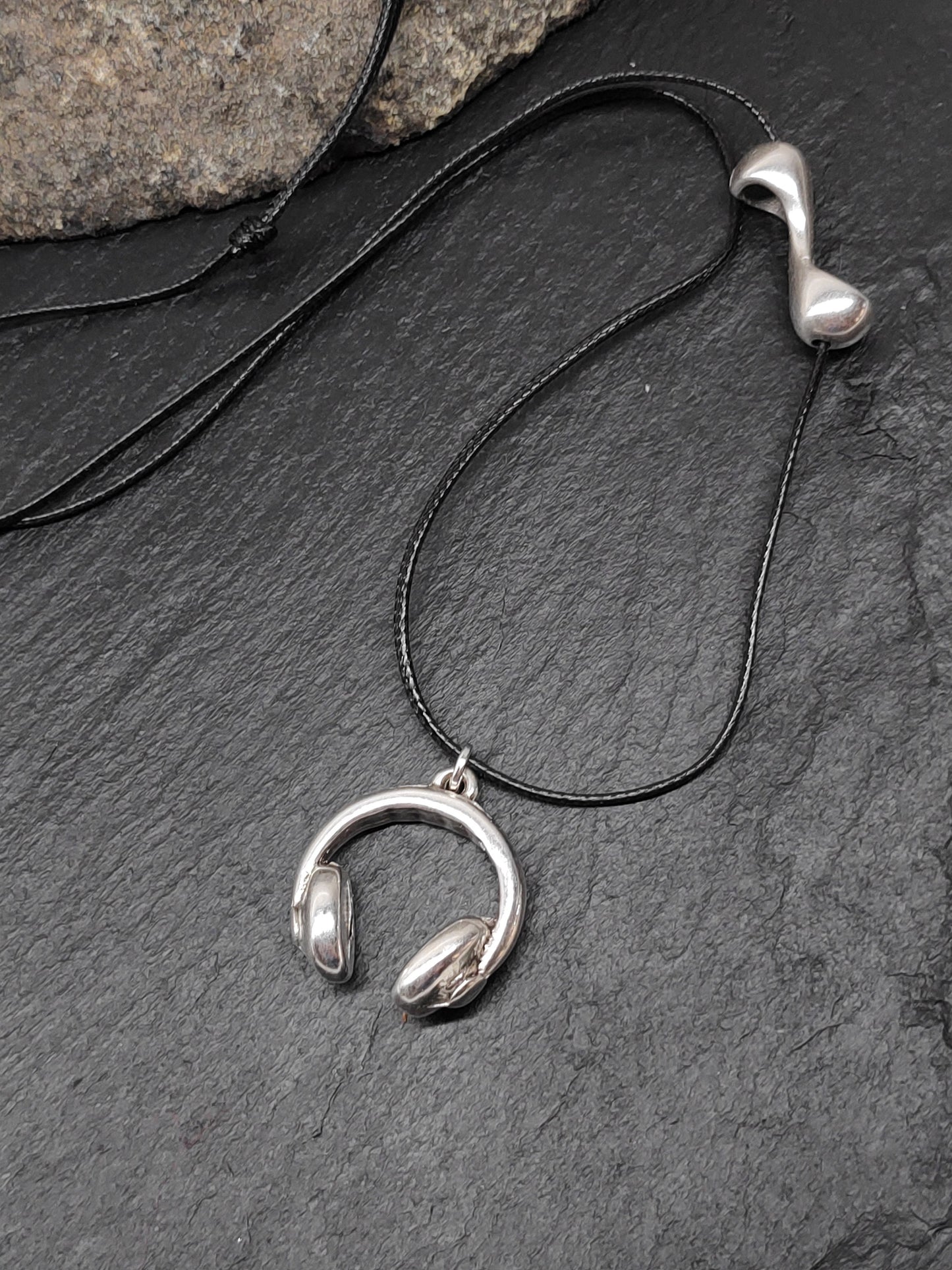 Head phone DJ Necklace, Rock Head set, Music Headphone Charms Necklace, Earphone Charm Pendant,Teenager charm hip hop jewelery party dj gift