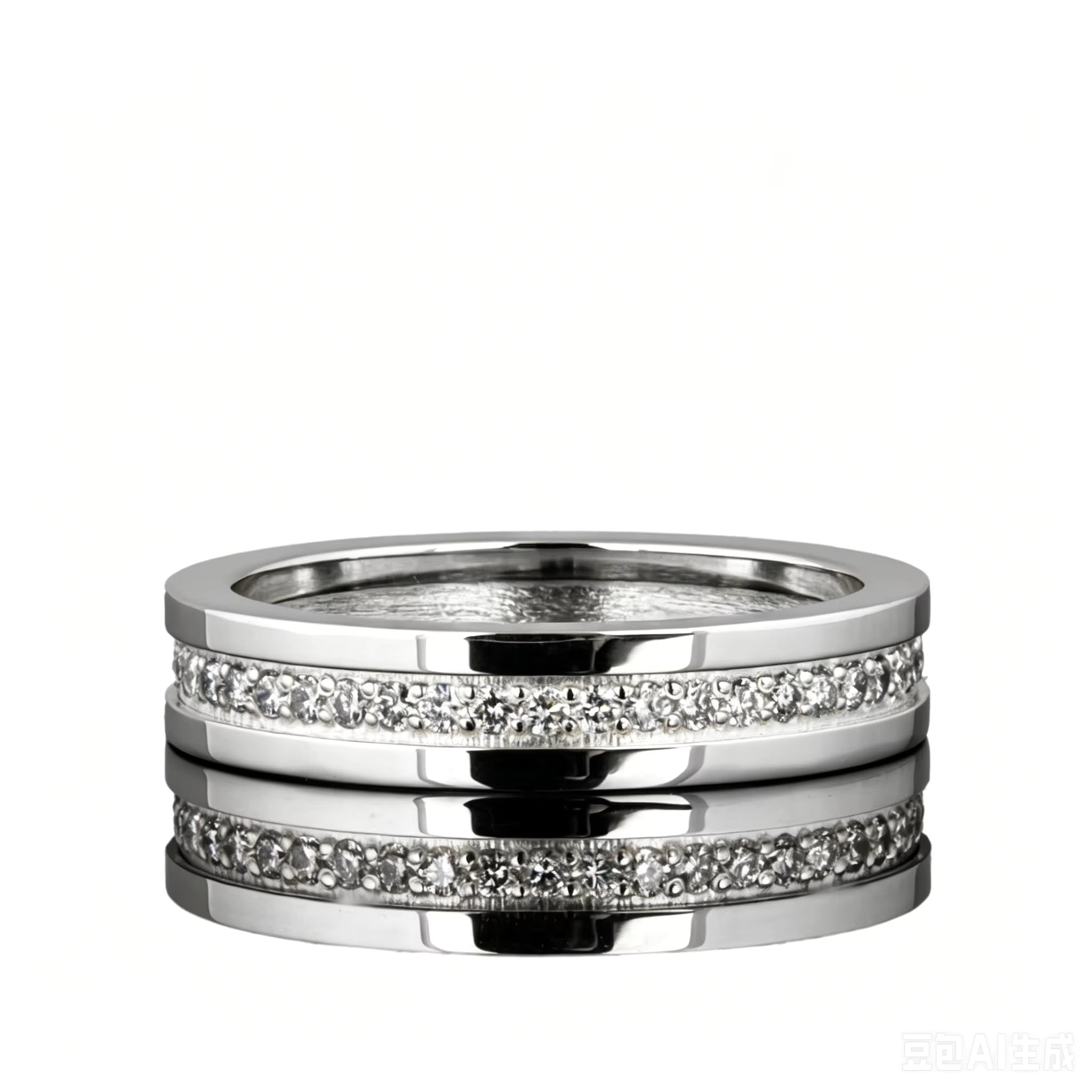 18K Gold Lab Diamond Band Ring | Minimalist Wedding Ring | SEÓRA