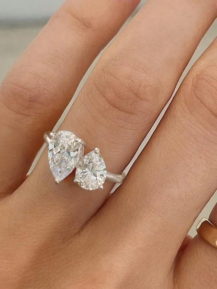 SEÓRA | Dual Form Ring, CZ Brass Band