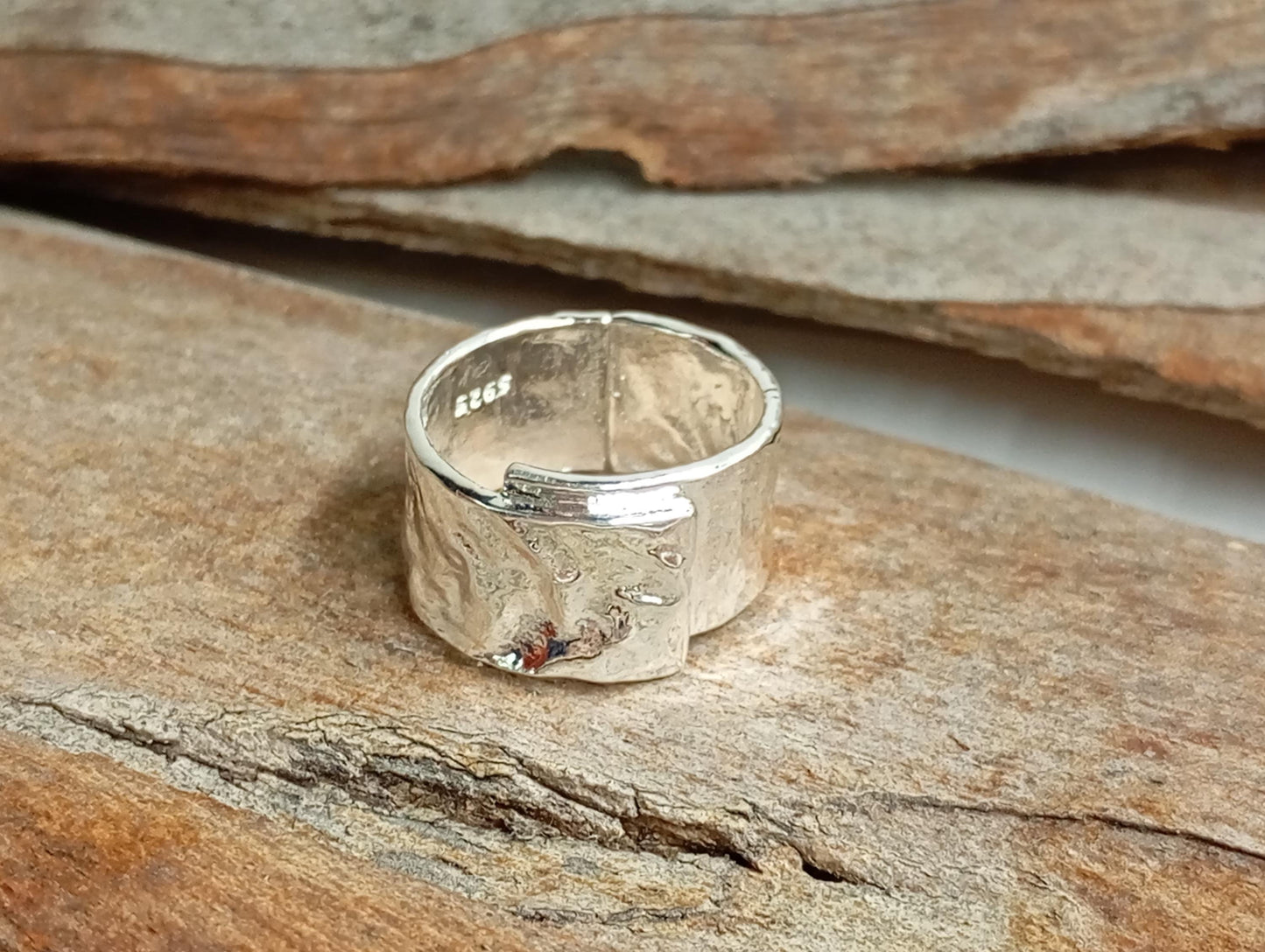 Minimalist open finger ring 925 sterling silver , thick, adjustable, couple ring, dainty, exquisite, trend accessories for women