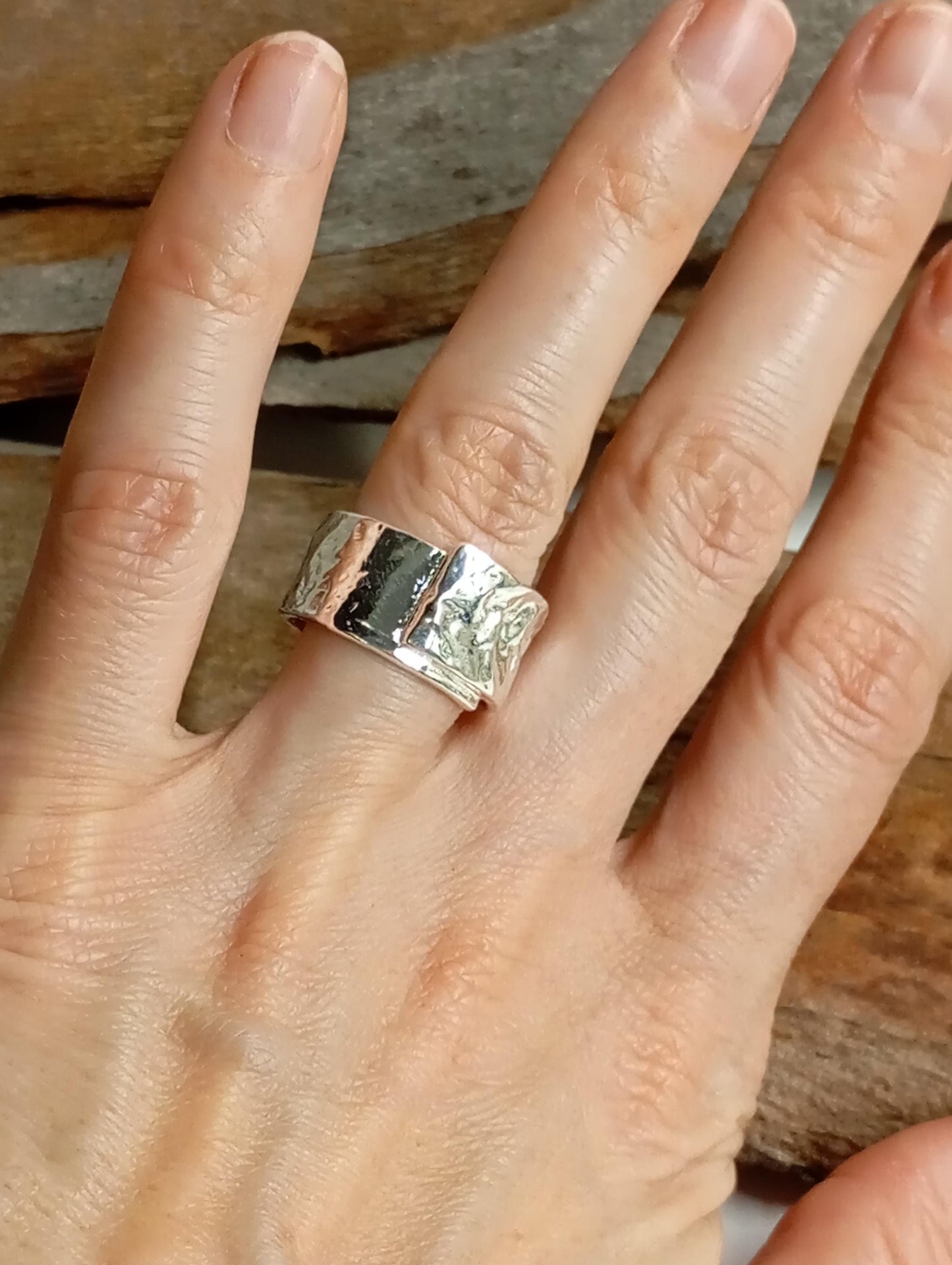 Minimalist open finger ring 925 sterling silver , thick, adjustable, couple ring, dainty, exquisite, trend accessories for women