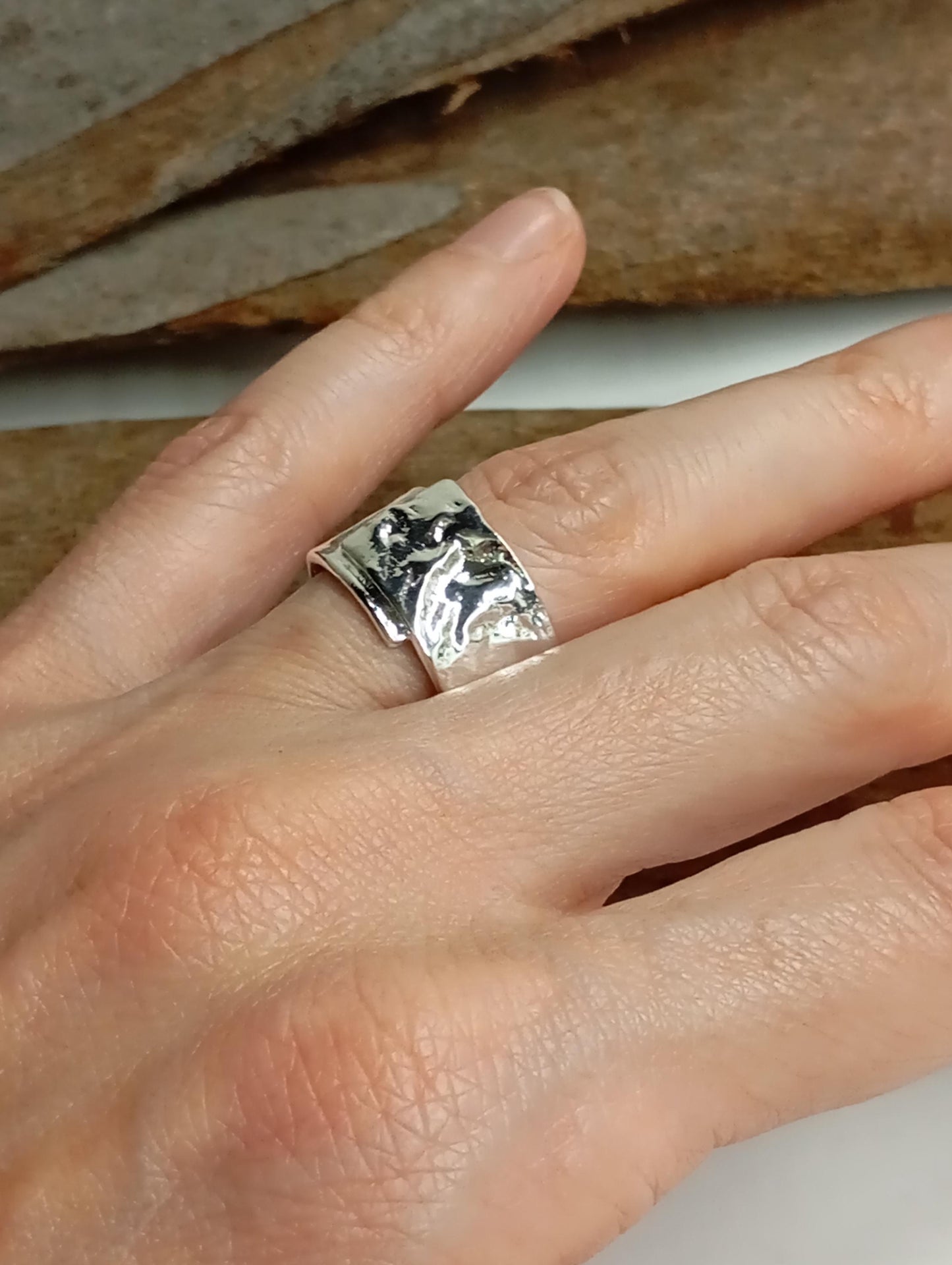 Minimalist open finger ring 925 sterling silver , thick, adjustable, couple ring, dainty, exquisite, trend accessories for women