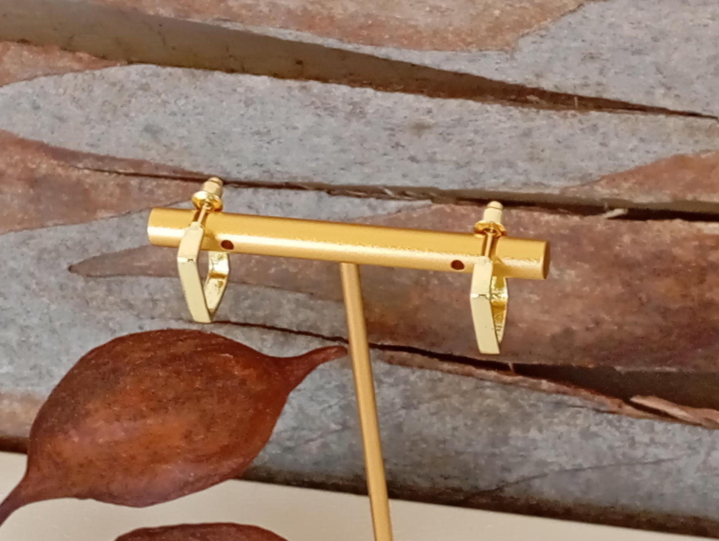 Minimalist square U shape studs earrings, fashion design Earrings, Geometric, Party, Daily Dainty Elegant earrings