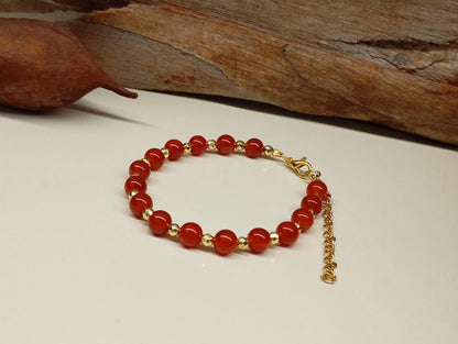 Beaded Bracelet for women, carnelian, blue tiger eye, green aventurine  Hematite Gemstone Bracelet,Elegant Bracelet,Energy Protection stones