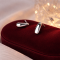 Pure Drop in Sterling Silver Stud Earrings |SEÓRA